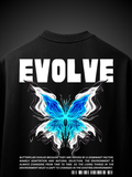 Evolve Oversized Fit Black Tee