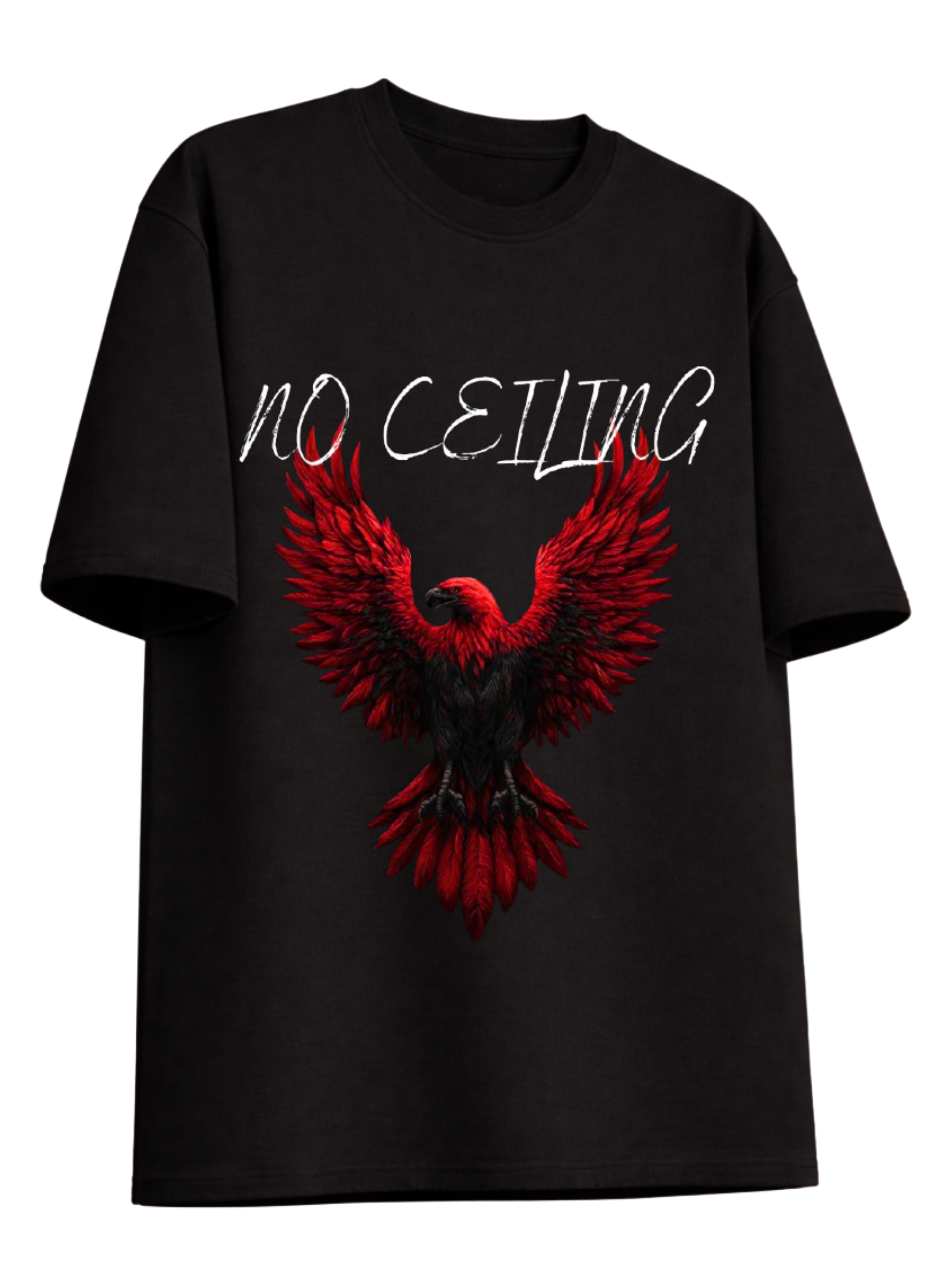 Black No Ceiling Oversized Tee