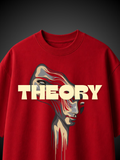 Theory Basics Red Oversized Tee