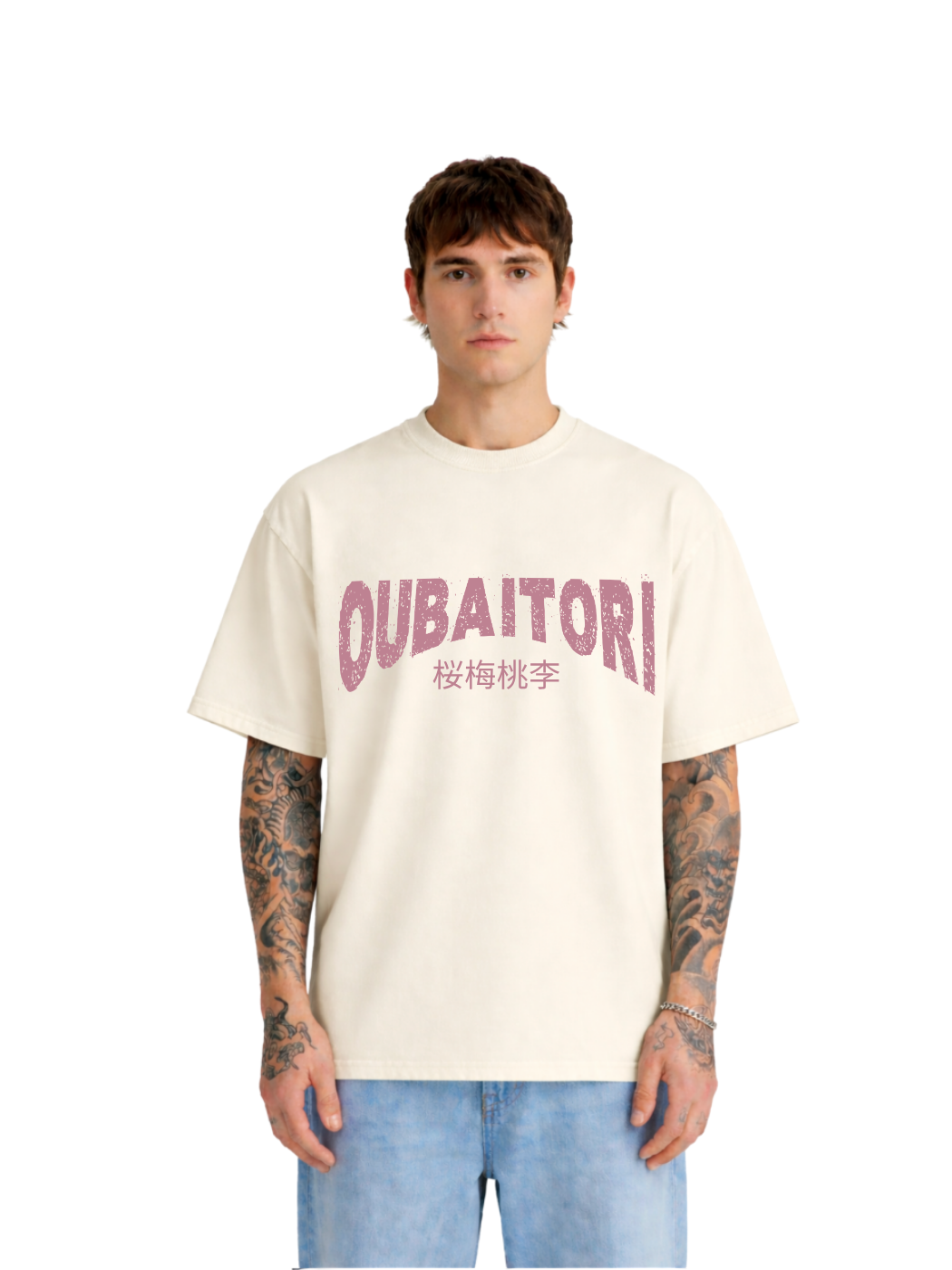 Oubaitori  off-white Oversized Tee