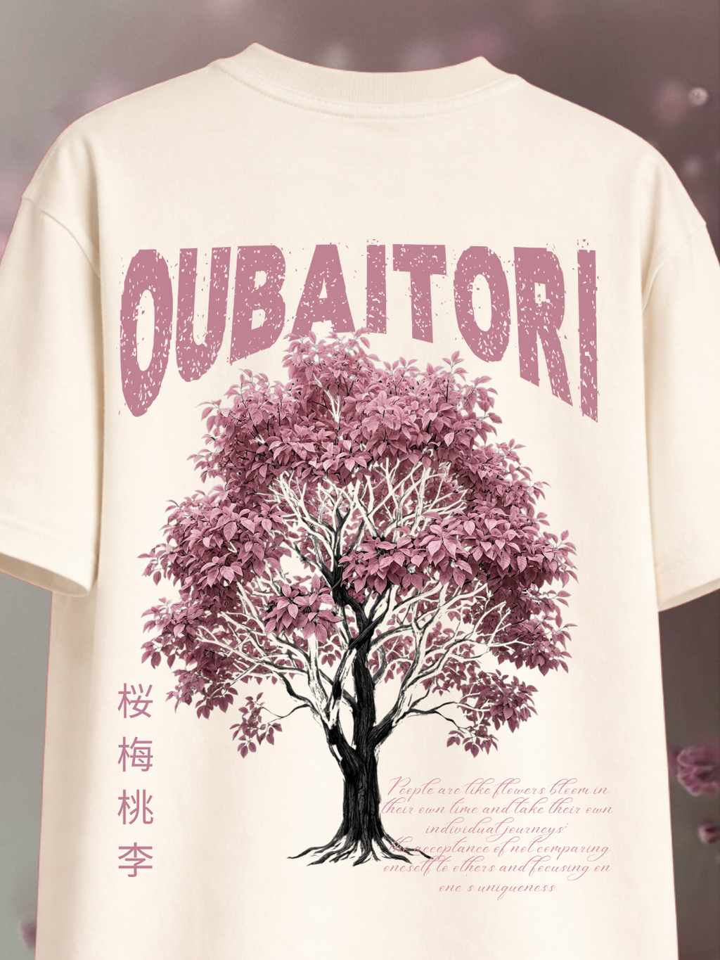 Oubaitori  off-white Oversized Tee