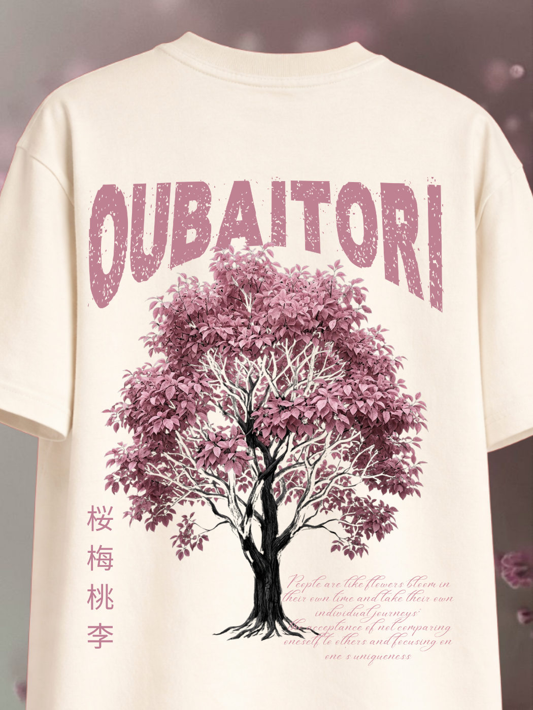 Oubaitori  off-white Oversized Tee